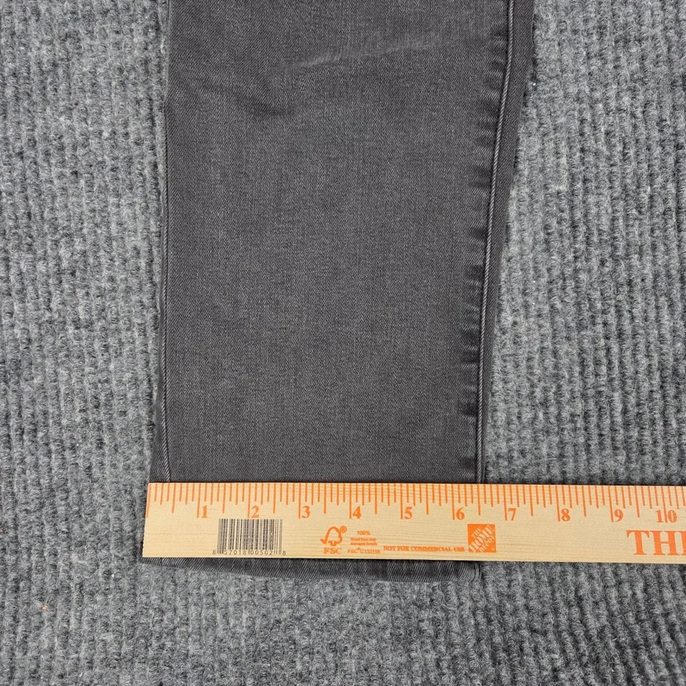 Eddie Bauer Women's T 10 Gray Slim Straight Slightly Curvy Fit Jeans Pants - Picture 9 of 9